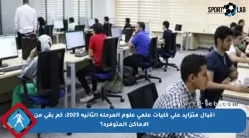 إقبال متزايد على كليات علمي علوم المرحلة الثانية 2025: كم بقي من الأماكن المتوفرة؟